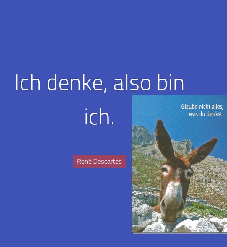 Ich bin, also denke Ich! – MOPHISTO